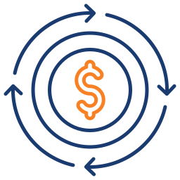 Денежный поток иконка