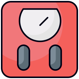 Weight scale icon