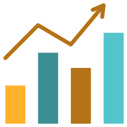 diagrammsymbol „nach oben“ icon