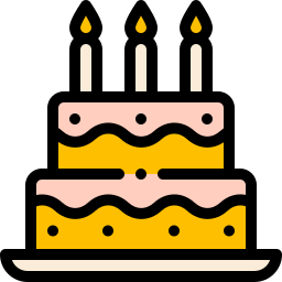 Birthday cake icon