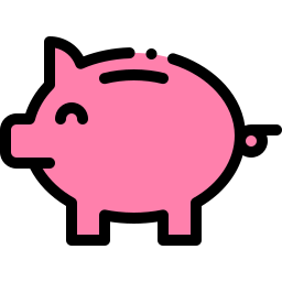 Piggy bank icon