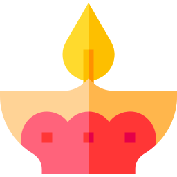 Oil lamp icon