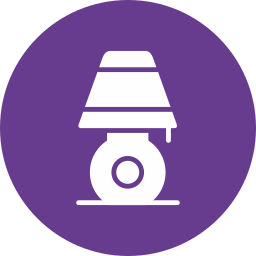 Desk lamp icon