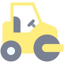 Road roller icon