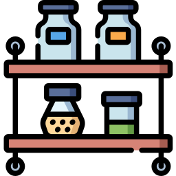 Kitchen shelves icon