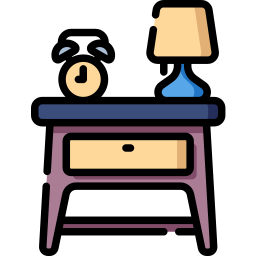 Bedside table icon