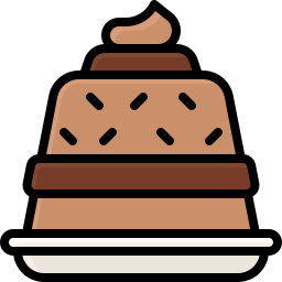 Chocolate cake icon