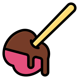 Caramelized apple icon