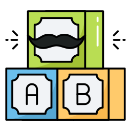 alphabet-block icon