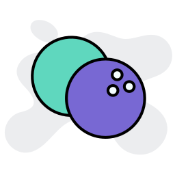 Bowling ball icon