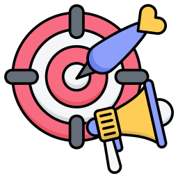 Marketing target icon