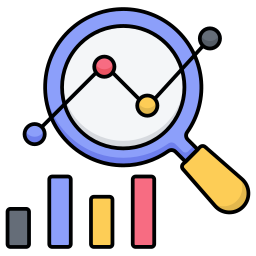 analyse de recherche Icône