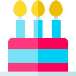 Birthday cake icon