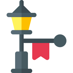 Street lamp icon