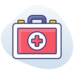 First aid kit icon