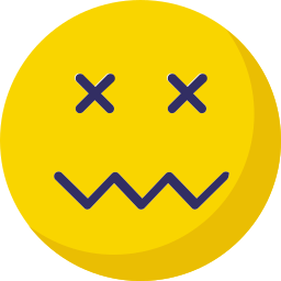 Sad face icon