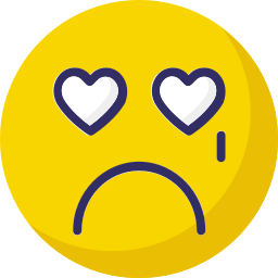 Sad face icon