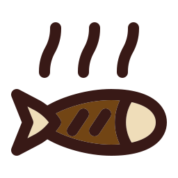 fisch grillen icon