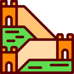 chinesische mauer icon