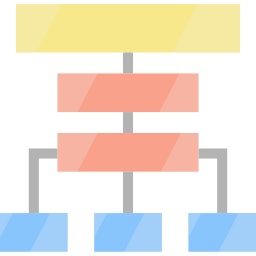 Hierarchical structure icon