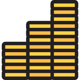 Coin stack icon