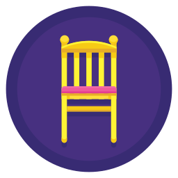 Dining chair icon