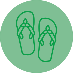 Flip flop icon