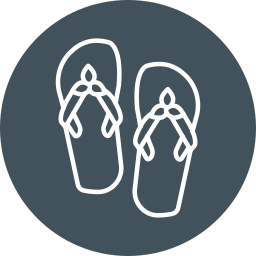 Flip flop icon