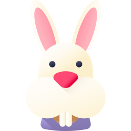 Easter bunny icon