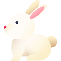 Easter bunny icon