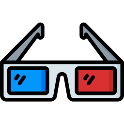 3d glasses icon