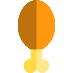 Chicken leg icon