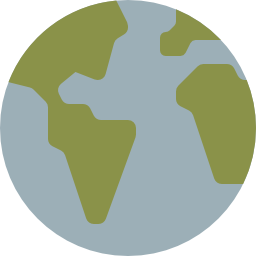 Earth globe icon