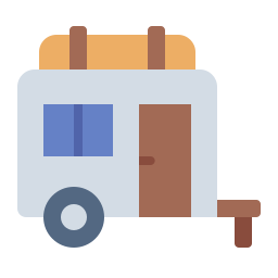 Camper van icon