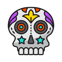 dia de muertos icona