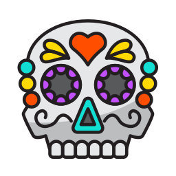 dia de muertos icona