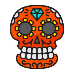 dia de muertos icona