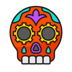 dia de muertos icona