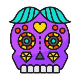 dia de muertos icona