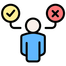 Decision making icon