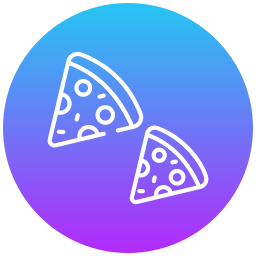 Pizza slice icon