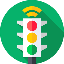 Traffic lights icon