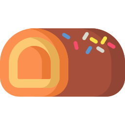 Roll cake icon