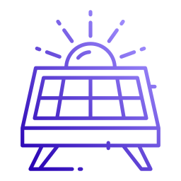 Solar panel icon