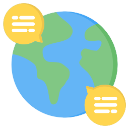 globale kommunikation icon