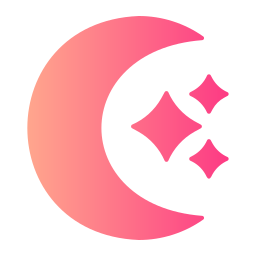 Crescent moon icon