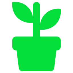 vaso para plantas Ícone