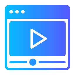 Video play icon