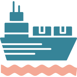 Cargo ship icon