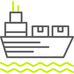 Cargo ship icon